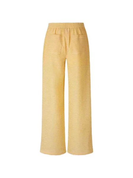 Pantaloni Simkhai în carouri galben