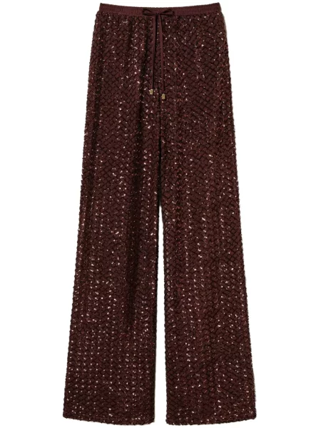 Pantaloni Twinset maro