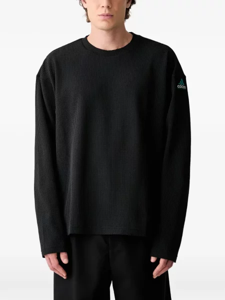 Hanorac Adidas cu dungi cu imagine plasă negru