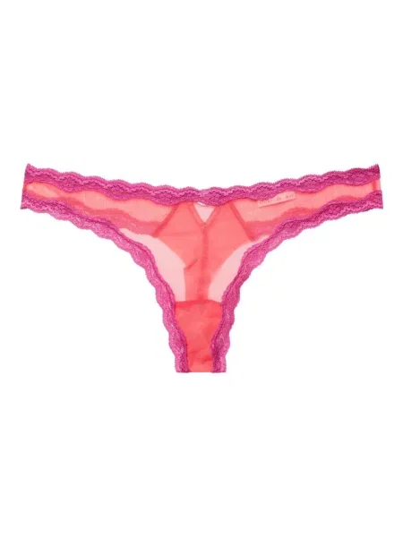 Chiloți Fleur Du Mal din tul portocaliu