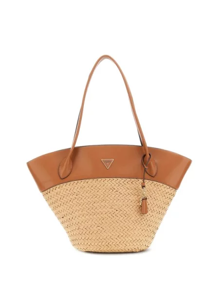 Ročna torba Guess Venere rjava