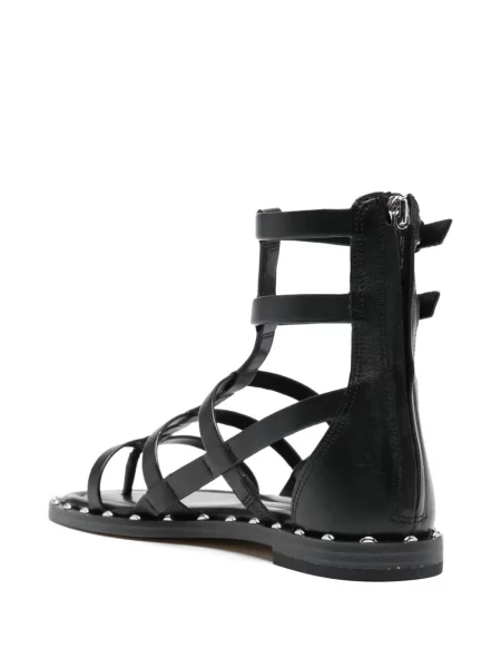 Sandale Michael Kors cu cataramă cu tepi negru