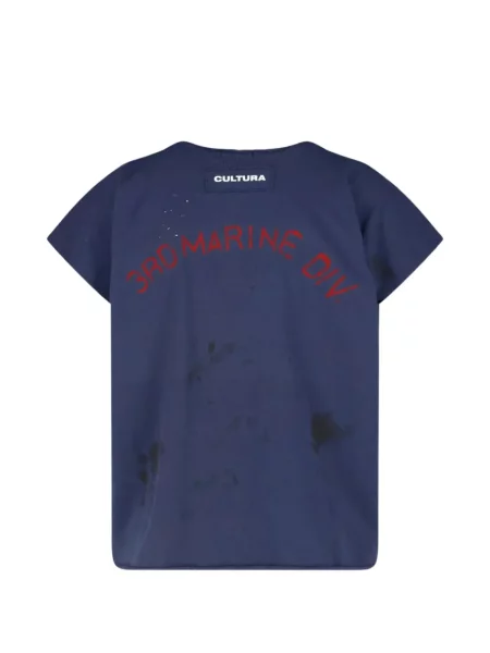 Tricou Cultura zdrențuiți albastru