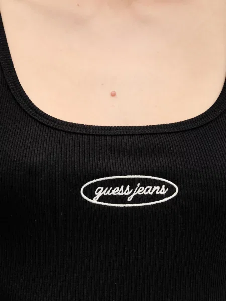 Топ Guess Jeans чорний