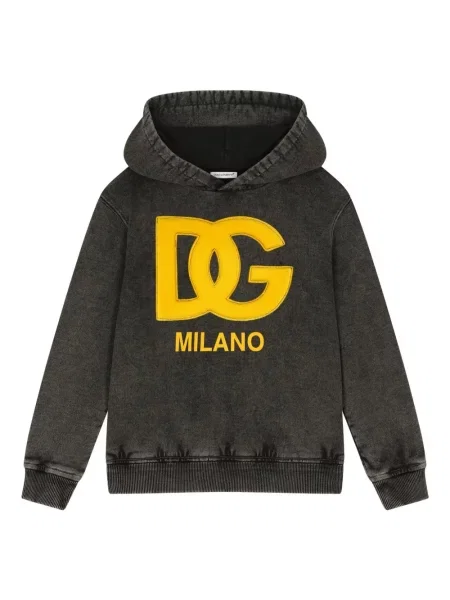 Bluza z kapturem dziecięca Dolce And Gabbana szara