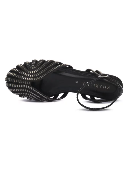 Pantofi Kharisma din satin negru