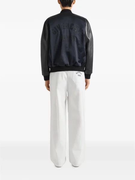 Geanta de piele Givenchy cu broderie negru