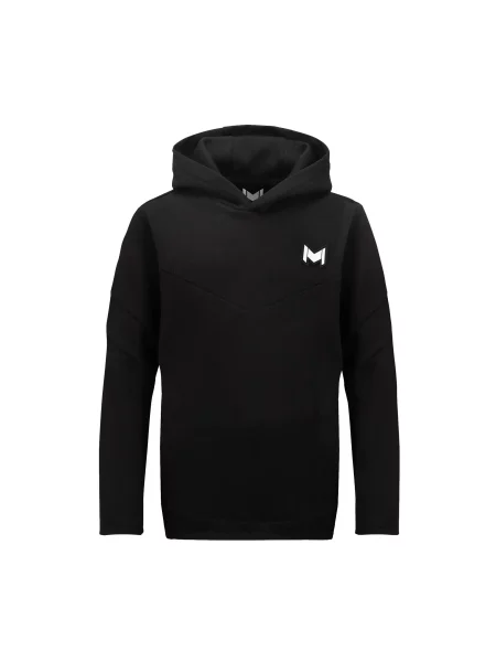 Bluza chłopięca z kapturem Mouratoglou Apparel czarna