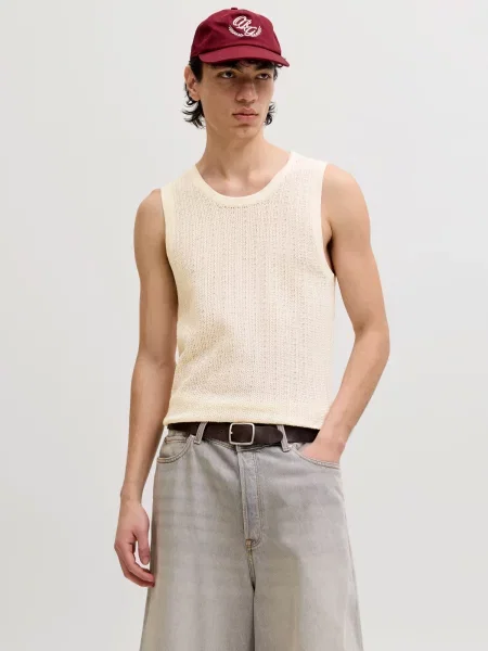 JACK & JONES Sveter JORMENTON ako vlna biela