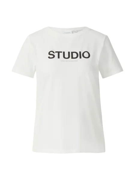 COMMA Tricou negru alb