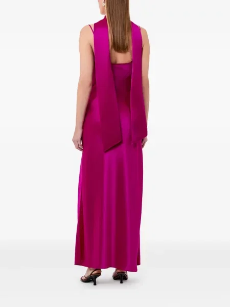 Rochie maxi Nicholas de costum roz
