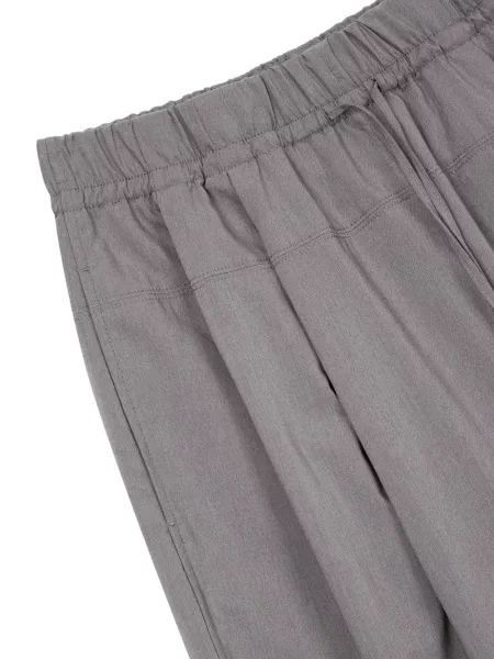 Pantaloni Tomboy cu cordon gri
