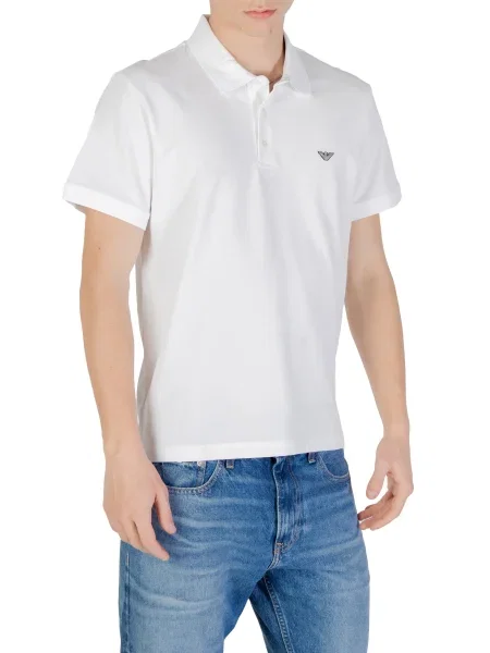 Polo majica Emporio Armani Underwear bela