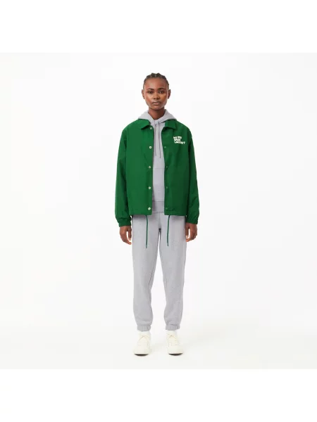 Lacoste Bluza Unisex Z Kapturem Relaxed Fit szara