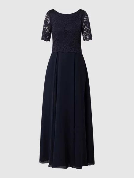 Sukienka wieczorowa z koronkowym obszyciem Vera Mont
