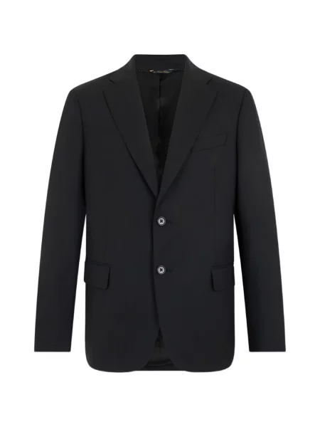 Sacou Brooks Brothers din țesătură twill negru