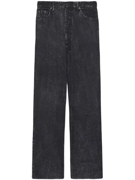 Blugi drepți Balenciaga negru