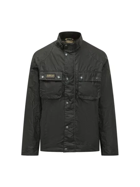 Woskowana kurtka Barbour czarna