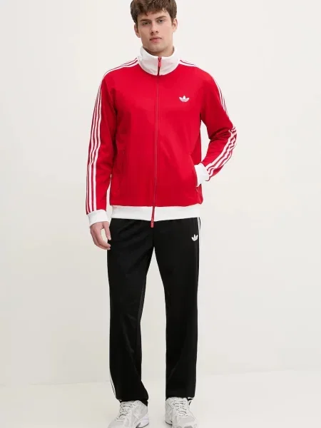 Adidas Originals bluza Beckenbauer gładka czerwony