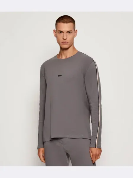 BOSS BLACK Top de pijama Unique negru