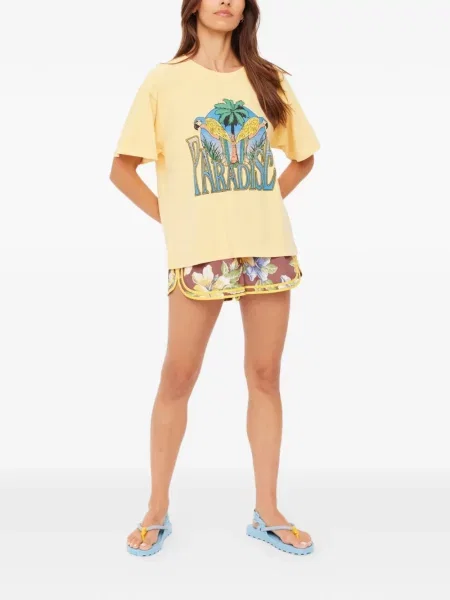 Tricou The Upside cu imagine galben