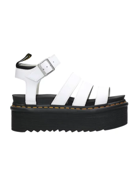 Dr. Martens Blaire Quad Hydro Leather Platform Sandals W Kobiety Sandały Dr. Martens Size: biały