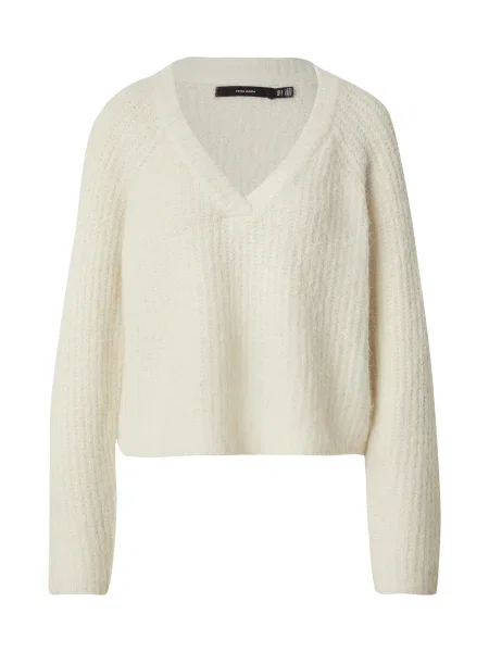 VERO MODA Pulóver VMNOVAH krém