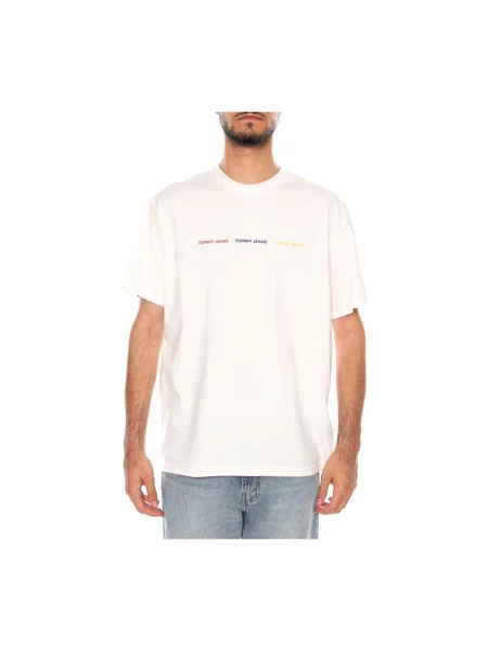 Koszulka Tommy Hilfiger z logo biała