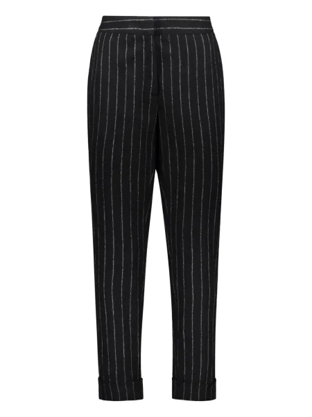Pantaloni Lorena Antoniazzi de lână negru