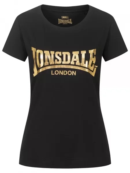 LONSDALE Tričko CARTMEL zlatá černá