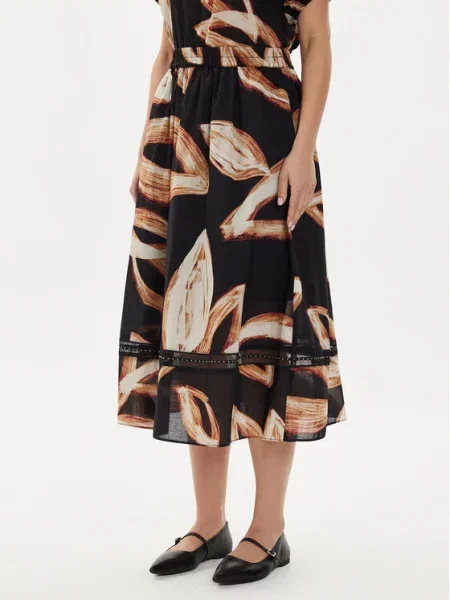 Юбка миди Dkny черная