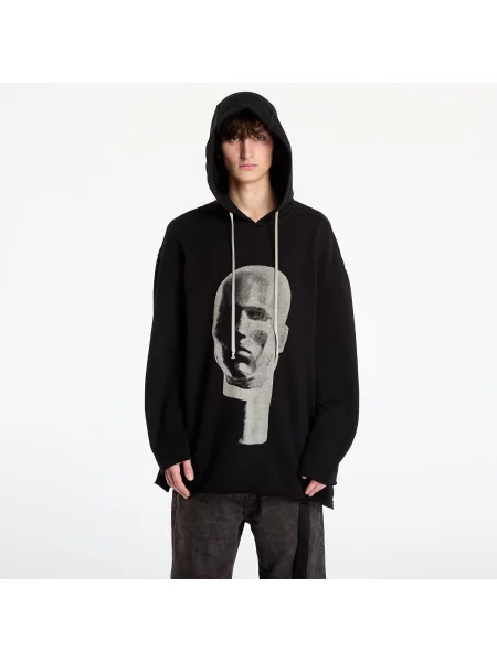 Sweatshirt Rick Owens DRKSHDW Peter Hoodie Black/ Pearl XS črna