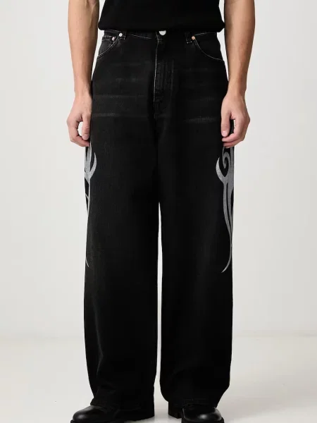 Vetements Graffiti Tribal blugi relaxed fit pentru bărbați