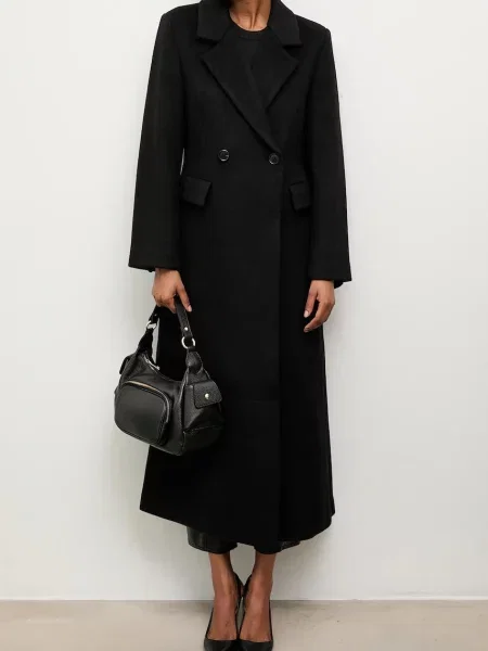 Vuneni kaput Answear.LAB crna