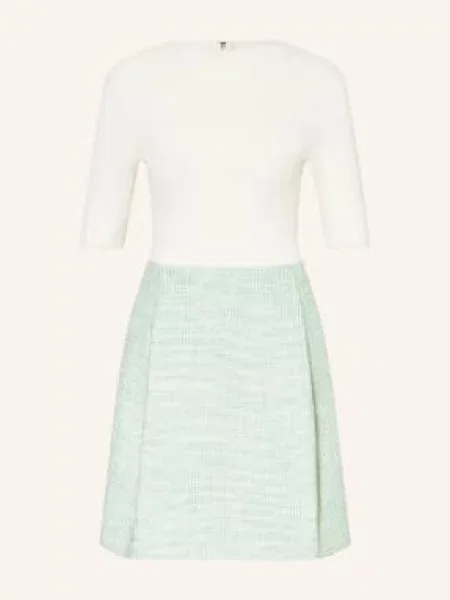 Ted Baker Šaty Previam Z Kombinace Materiálů režná / světle / tmavě zelená