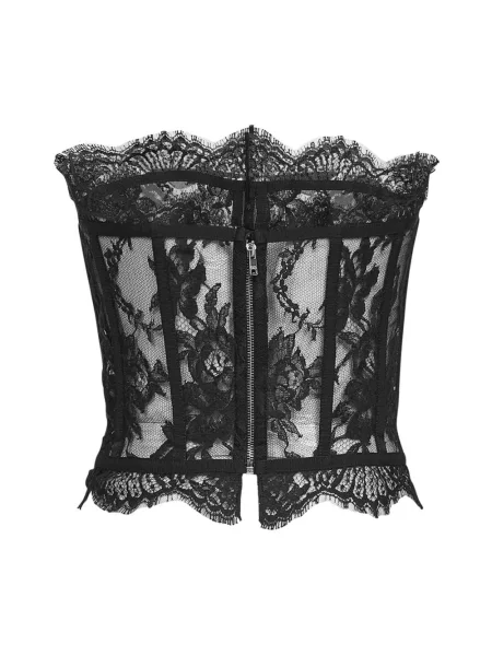 Top Dolce And Gabbana koronkowy czarny