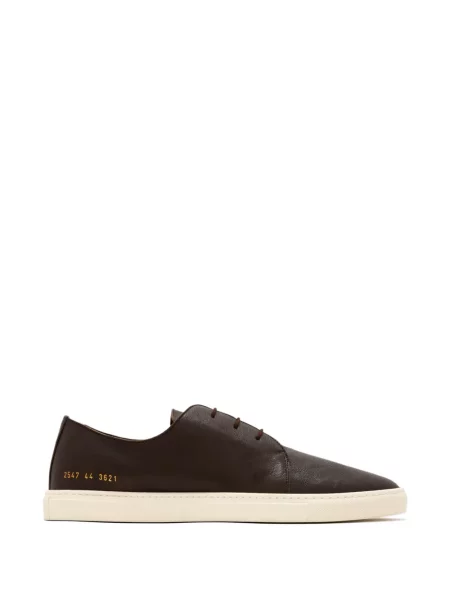 Sneakerși Common Projects cu șireturi din dantelă maro