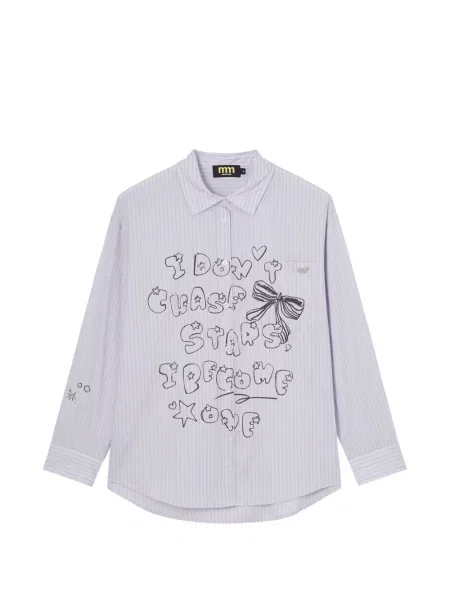 Cămașă Mini Cream cu imagine violet