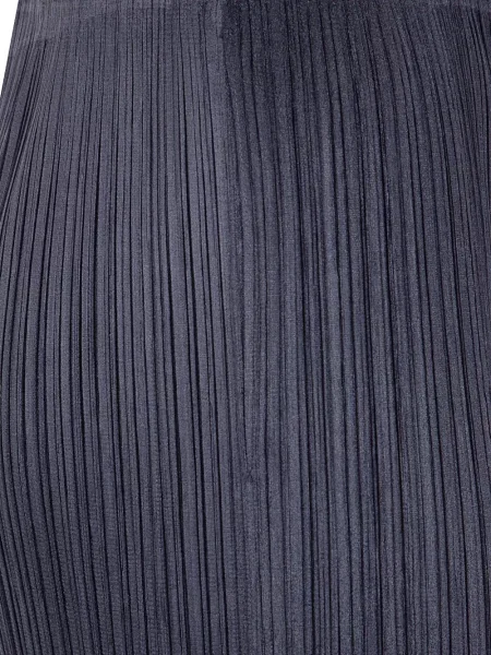 Pantaloni Pleats Please Issey Miyake albastru