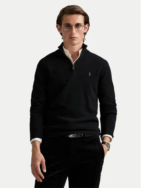 Polo Ralph Lauren Pulover kaki negru