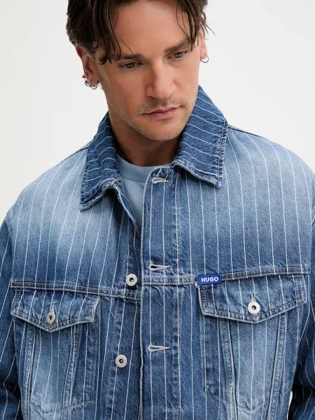 Джинсовая куртка Hugo Blue синяя