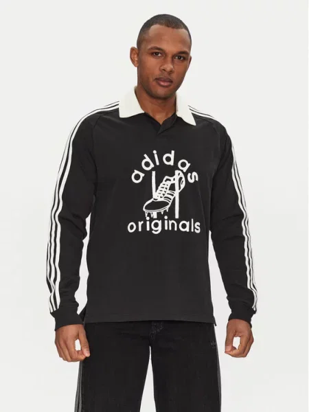 Adidas Поло Rugby чорний