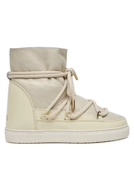 Škornji za sneg Inuikii Gloss Wedge Écru