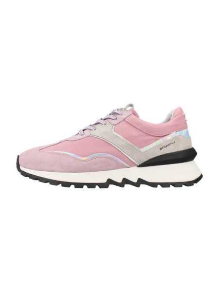 Pantofi Stonefly din velur roz