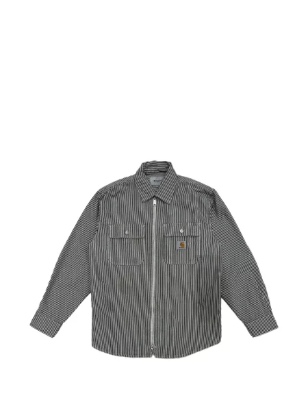 Prugasta košulja Carhartt Wip crna