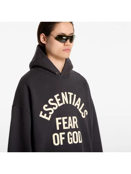 Mikina s kapucňou Fear Of God Essentials čierna
