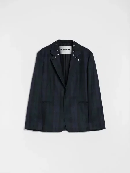 Sacou Jil Sander de lână verde