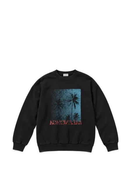 Hanorac Balenciaga cu autograf negru