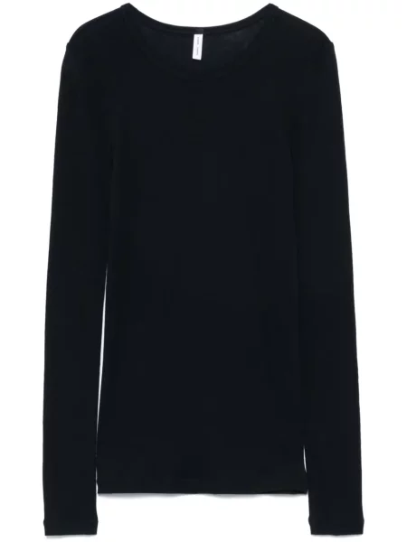 Lung tricou Samsøe Samsøe albastru