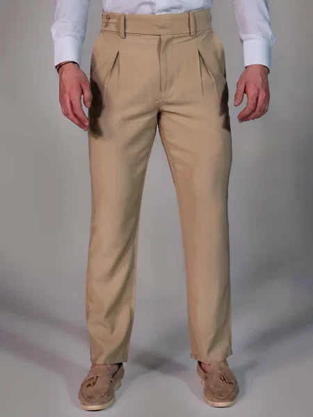 Pantaloni Thead. bej